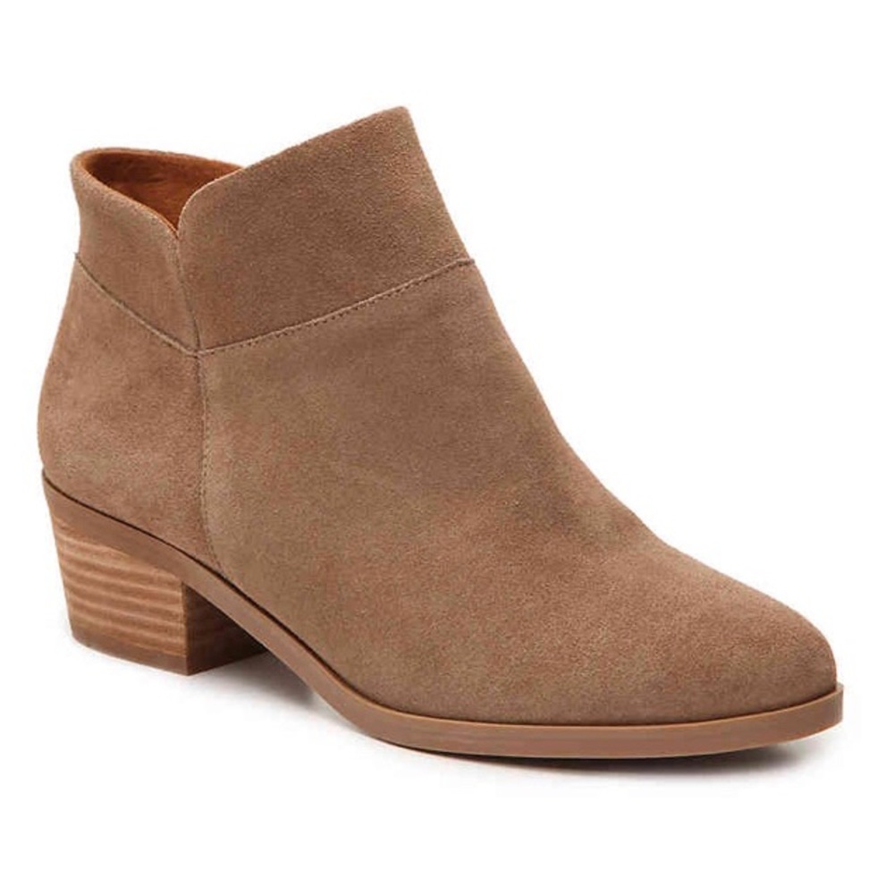 Suede Crown Vintage Booties